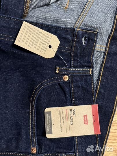 Джинсы мужские Levis 550 relaxed FIT