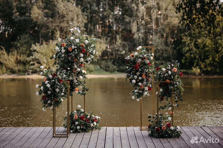 Свадебное оформление зала