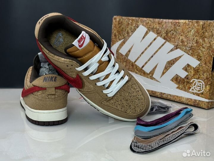 Кроссовки Nike clot x Dunk Low SP Cork