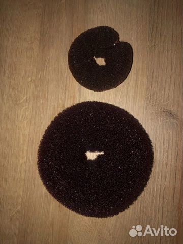 Бублик бублики для волос коричневый