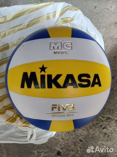 Волейбольный мяч mikasa mv5pc(новый)