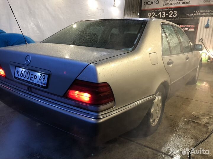 Задний бампер w140 140 a se sel