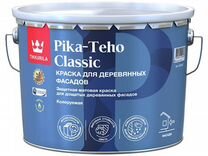 Краска акрилатная фасадная tikkurila Pika-Teho Classic база A 9л белая, арт.700014061