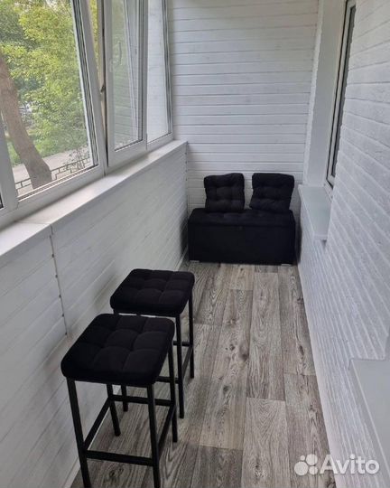 Обшивка балконов и лоджий, остекление