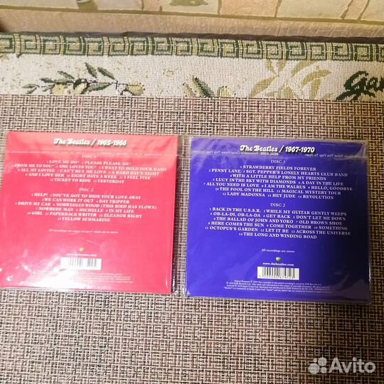 Компакт-диски The Beatles 1962-1966, 1967-1970