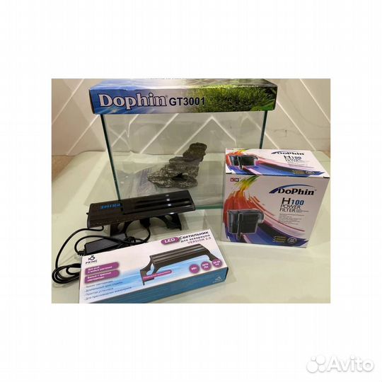 Аквариум 13 л: светильник, система очистки