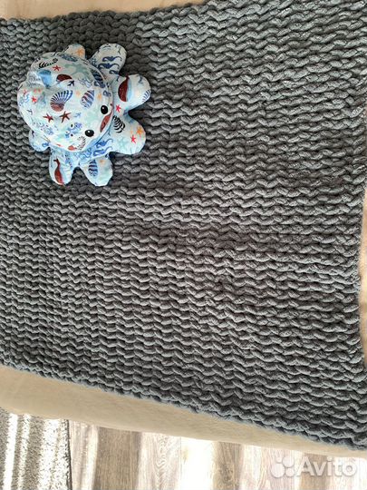 Плед на выписку, в кроватку, в коляску