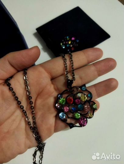 Серьги и подвеска Swarovski