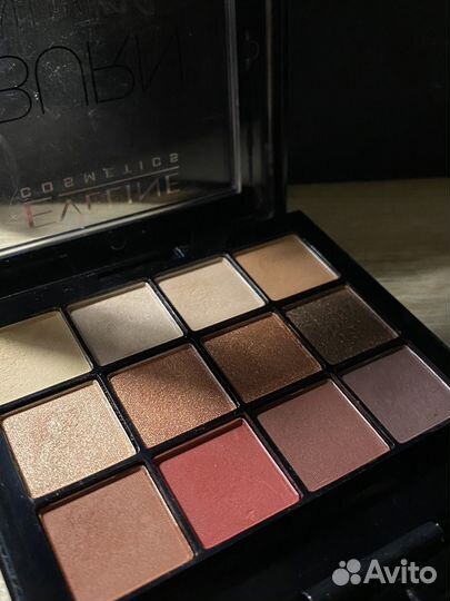 Палетка теней для век eveline ALL IN ONE тон Burn