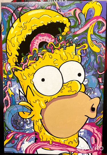 Готовая картина по номерам