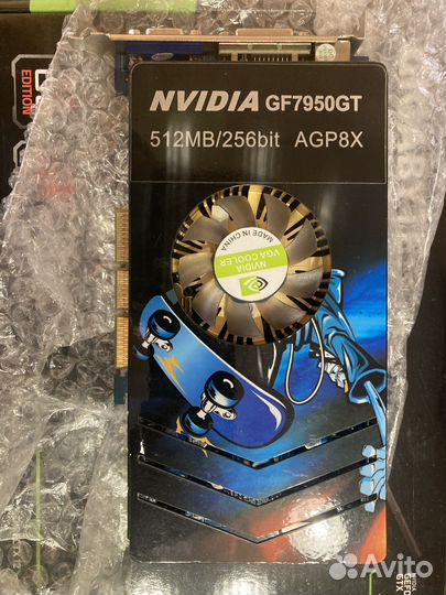 Видеокарта geforce 7950gt agp 512mb