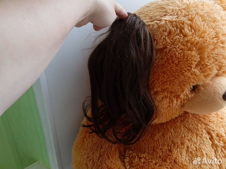 Шиньон из натуральных волос