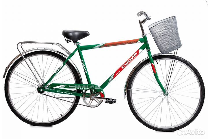 Городской велосипед, Кумир - 28 (2806) (Ф), Зелены