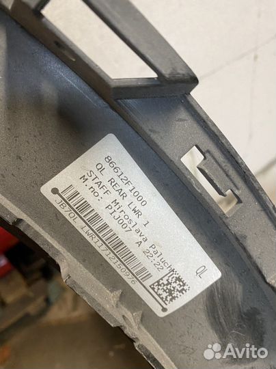 Юбка заднего бампера KIA sportage 4