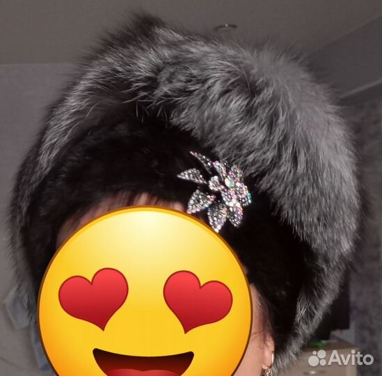 Шапка норковая женская новая