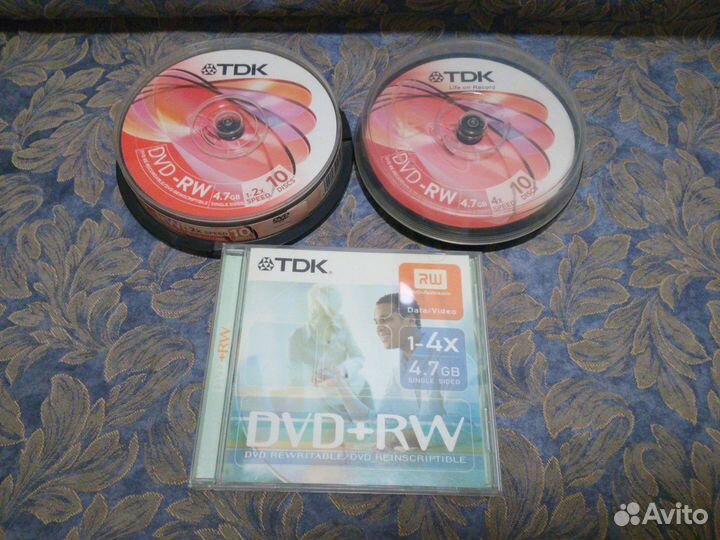 DVD диски перезаписываемые