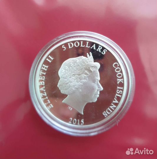 Монета серебряная 3D молитва Богу