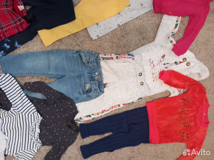 Вещи пакетом для девочки 80 86 zara hm