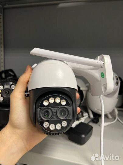 Видит номера камера уличная WiFi с зумом 8х (Арт.6