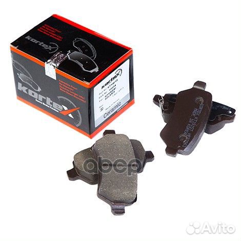 Колодки торм.зад. KT1401S kortex