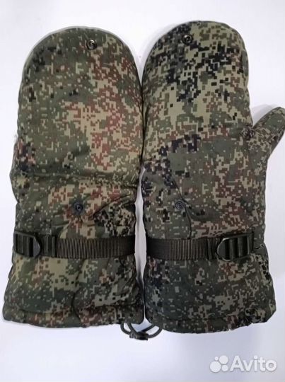 Рукавицы утеплённые на флисе