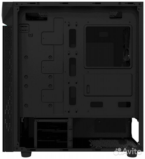 Корпус gigabyte C200 glass черный GB-C200G