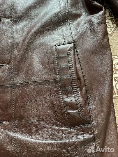 Кожаная куртка мужская 50 52