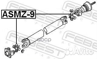Крестовина карданного вала 26.5x48x71 asmz-9