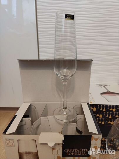 Crystalite bohemia бокалы для шампанского