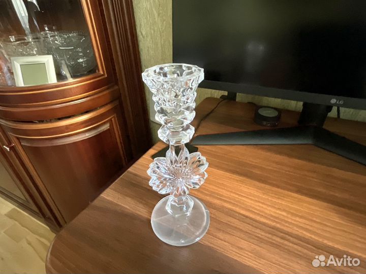 Подсвечники хрустальные СССР