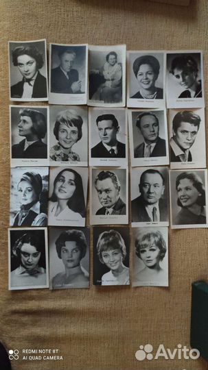 Актеры советского кино, книги и открытки разных ле