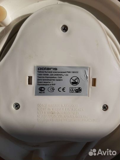 Чайник электрический Polaris керамический