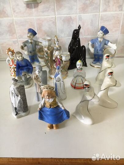 Статуэтки фарфоровые грузин, горянка