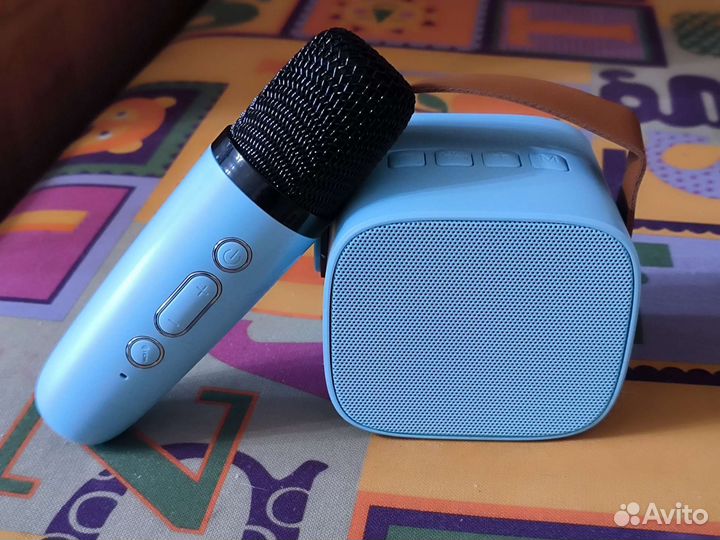 Караоке микрофон с колонкой для детей