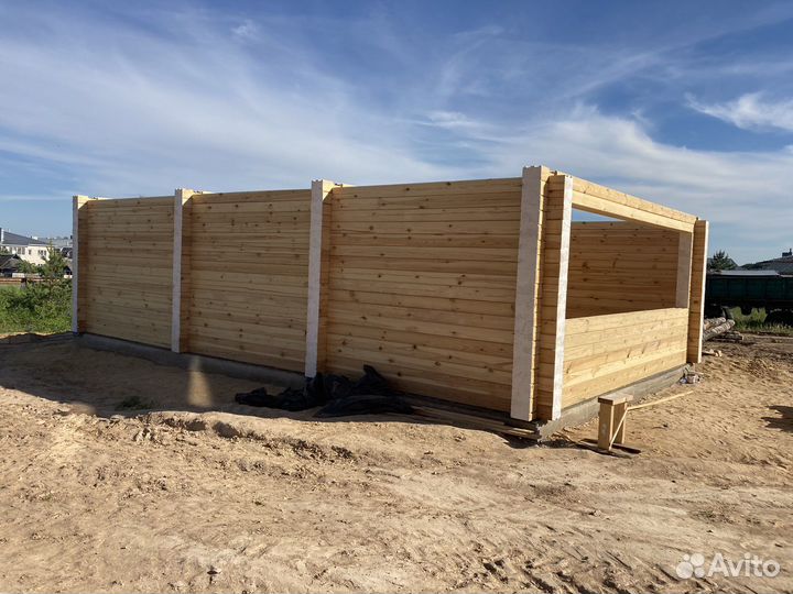 Сруб бани 4х3