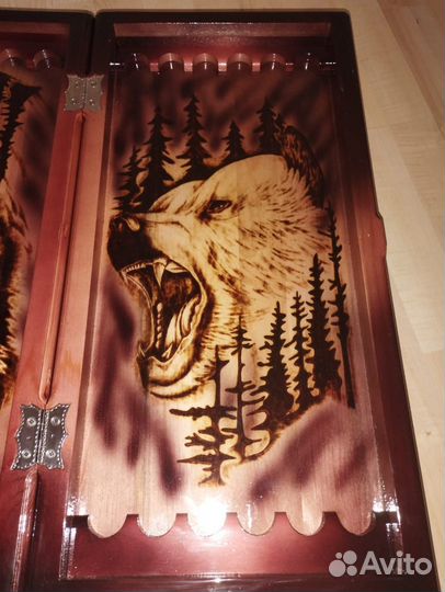 Шахматы нарды ручной работы