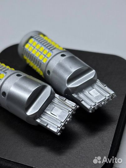 LED лампа T20 7440 (чип 3030-69) 12-24 белый