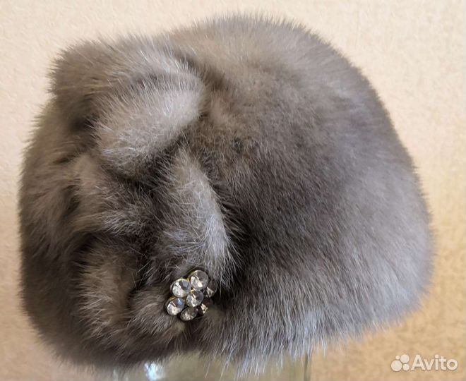 Шапка норковая женская