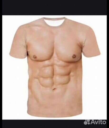 Футболка с мужским торсом