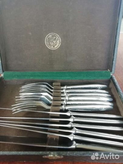 Мельхиоровые ложки, ножи СССР