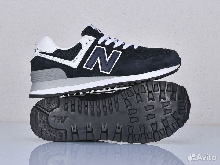 Кроссовки New Balance 574 натуральная замша