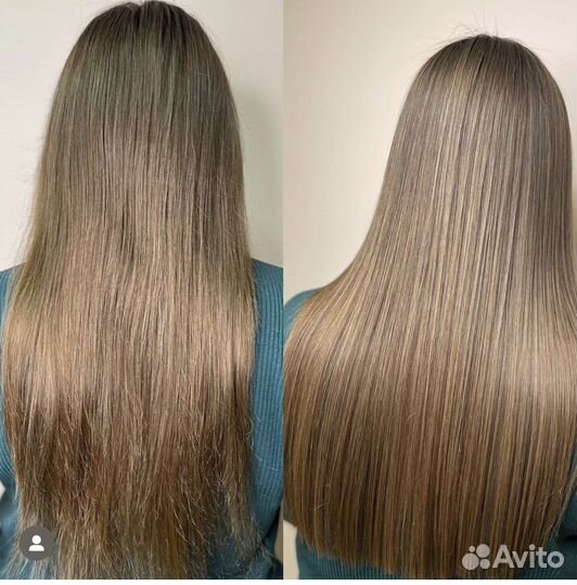 Кератиновое выпрямление волос