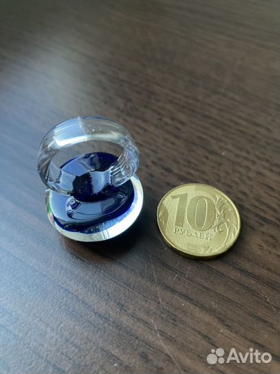Кольцо из муранского стекла Галактика
