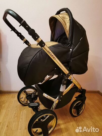 Коляска Riko bruno 2в1 ecco Gold люлька и прогулка