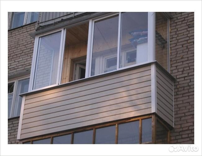 Отделка и остекление балконов