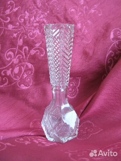 Вазочка антикварная, стекло, начало 20 века