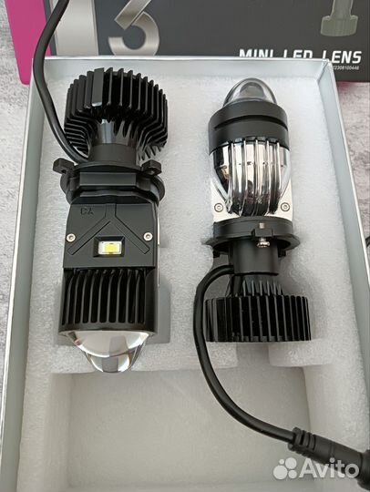 Y3 PRO Матричные мини линзы H4 (2 дальних чипа)