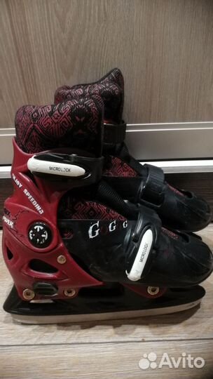 Коньки регулируемые детские