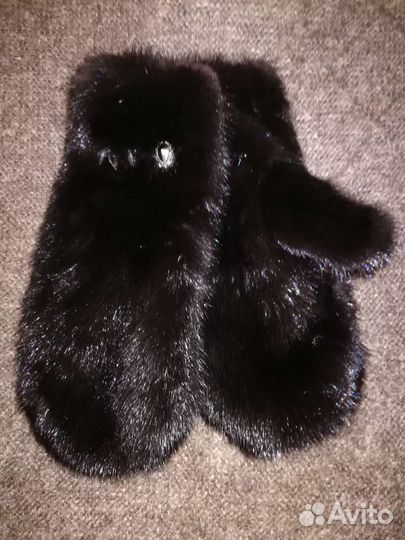 Варежки меховые