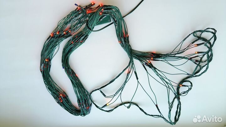 Новогодняя гирлянда сетка